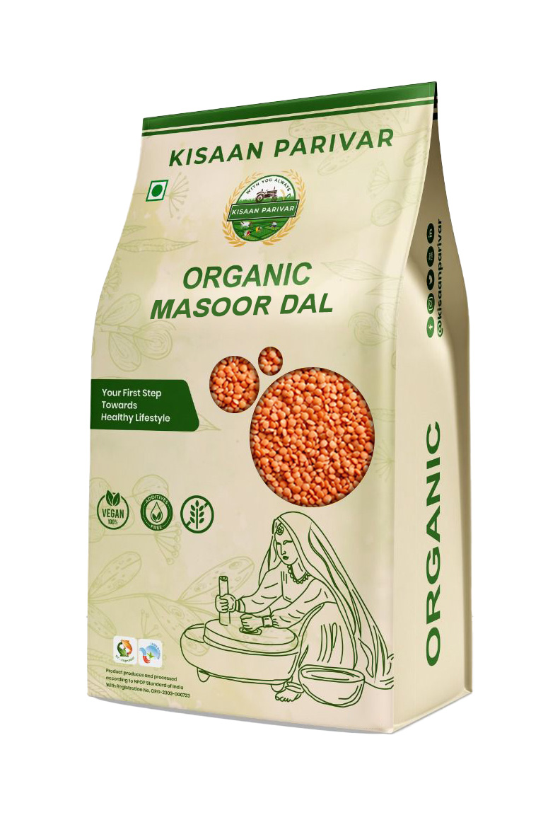 Organic Masoor Dal 500g