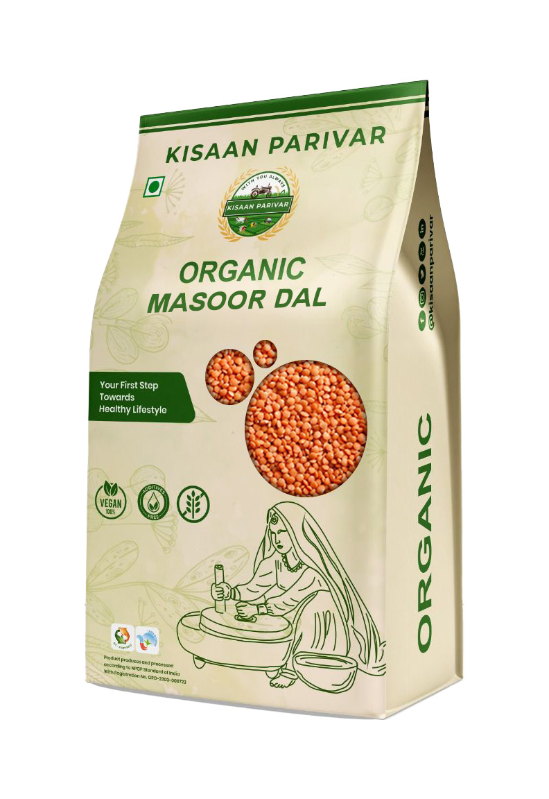 Organic Masoor Dal 1000g