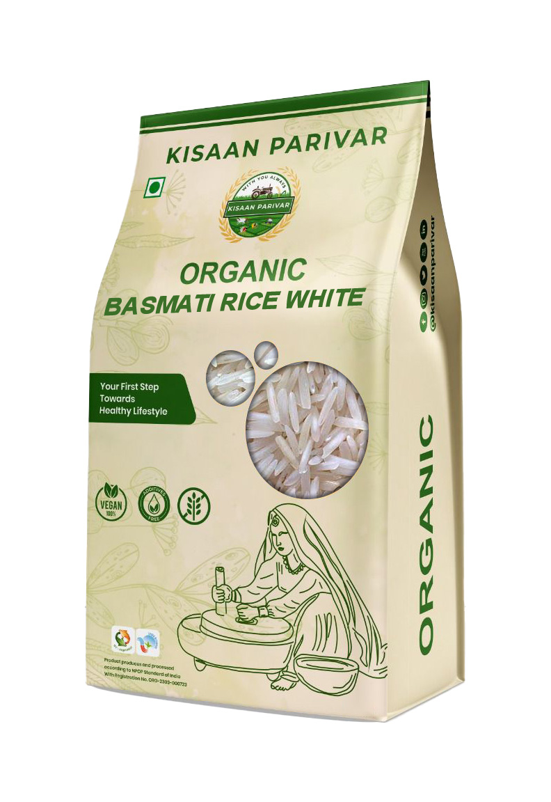 Organic Basmati Rice White 1Kg