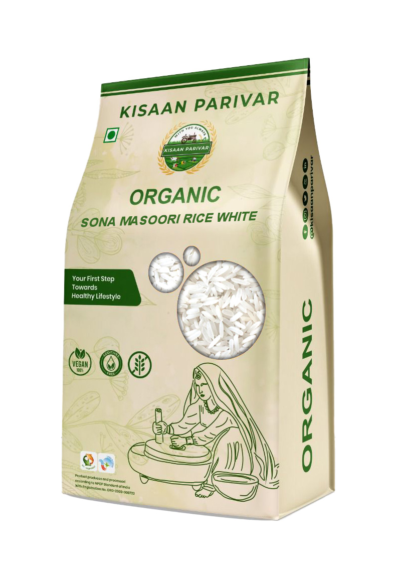 Organic Sona Masoori Rice White 1Kg