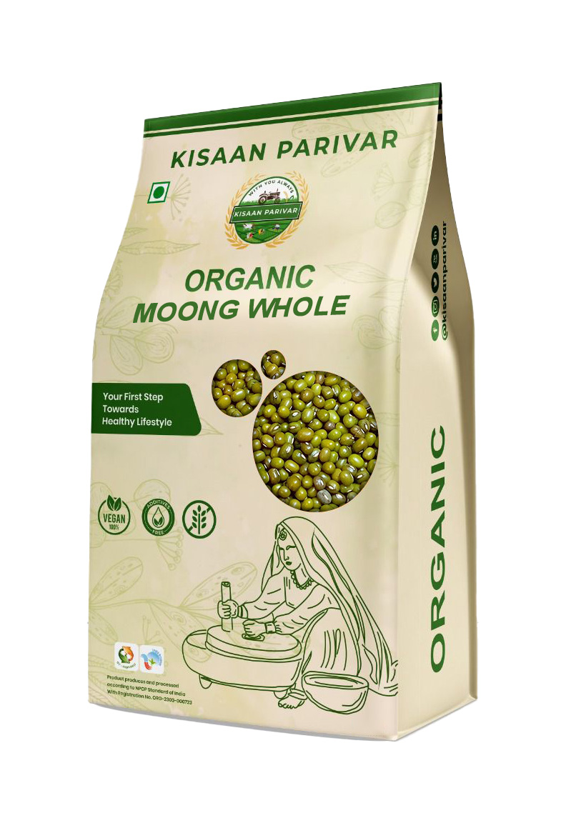 Organic Moong Whole 1Kg